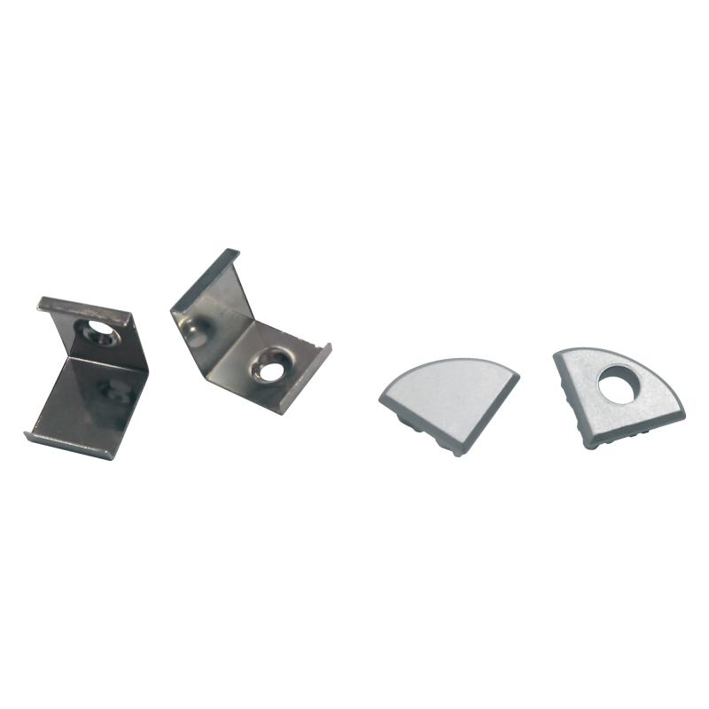 Комплект заглушек и скоб Uniel UFE-N06 SILVER A POLYBAG UL-00000626 в Санкт-Петербурге