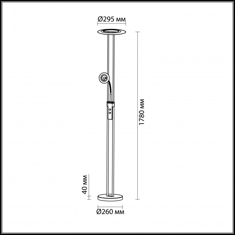 Торшер Odeon Light 4677/24FL в Санкт-Петербурге