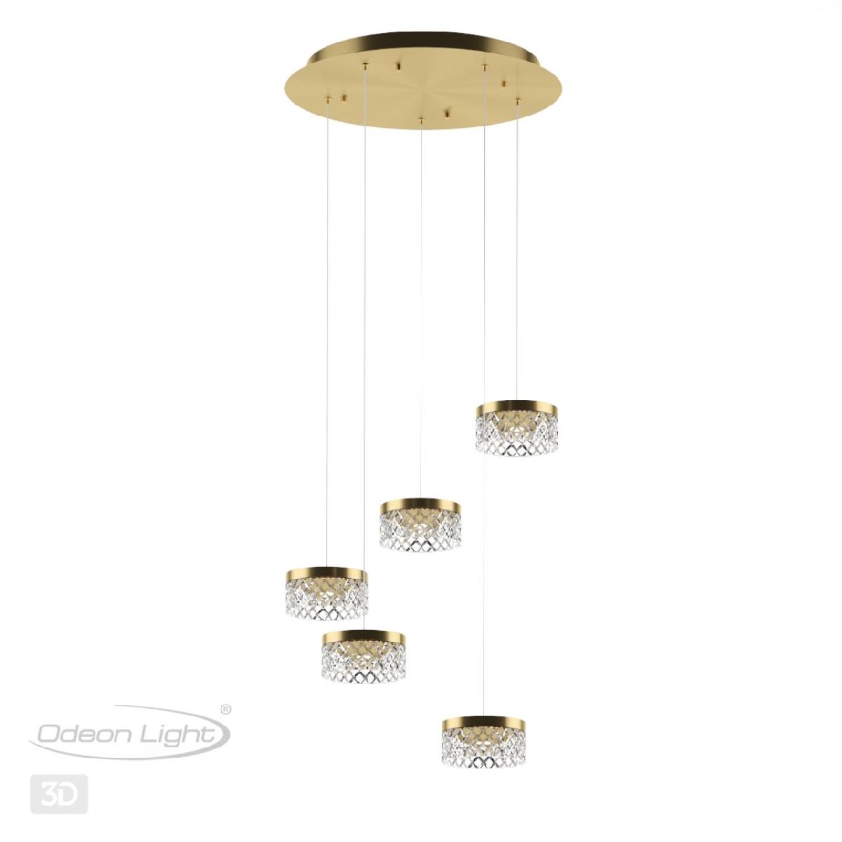 Каскадная люстра Odeon Light Fivre 5032/30L в Санкт-Петербурге