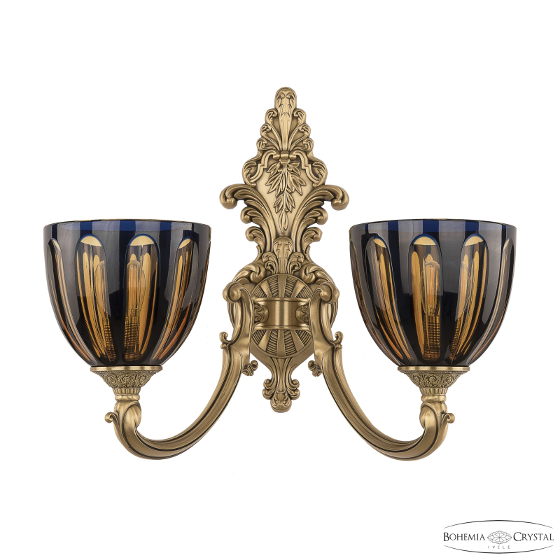 Бра Bohemia Ivele Crystal Verona 7209B14/2/175 FP P1 U Amber-Blue/H-1H в Санкт-Петербурге