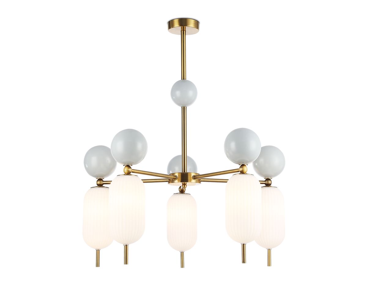Люстра на штанге Ambrella Light High Light Ceramo Modern LH53104 в Санкт-Петербурге