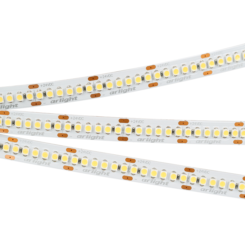 Светодиодная лента Arlight RT-A240-10mm 24V Warm3000 (19.2 W/m, IP20, 3528, 5m) 028621(2) в Санкт-Петербурге
