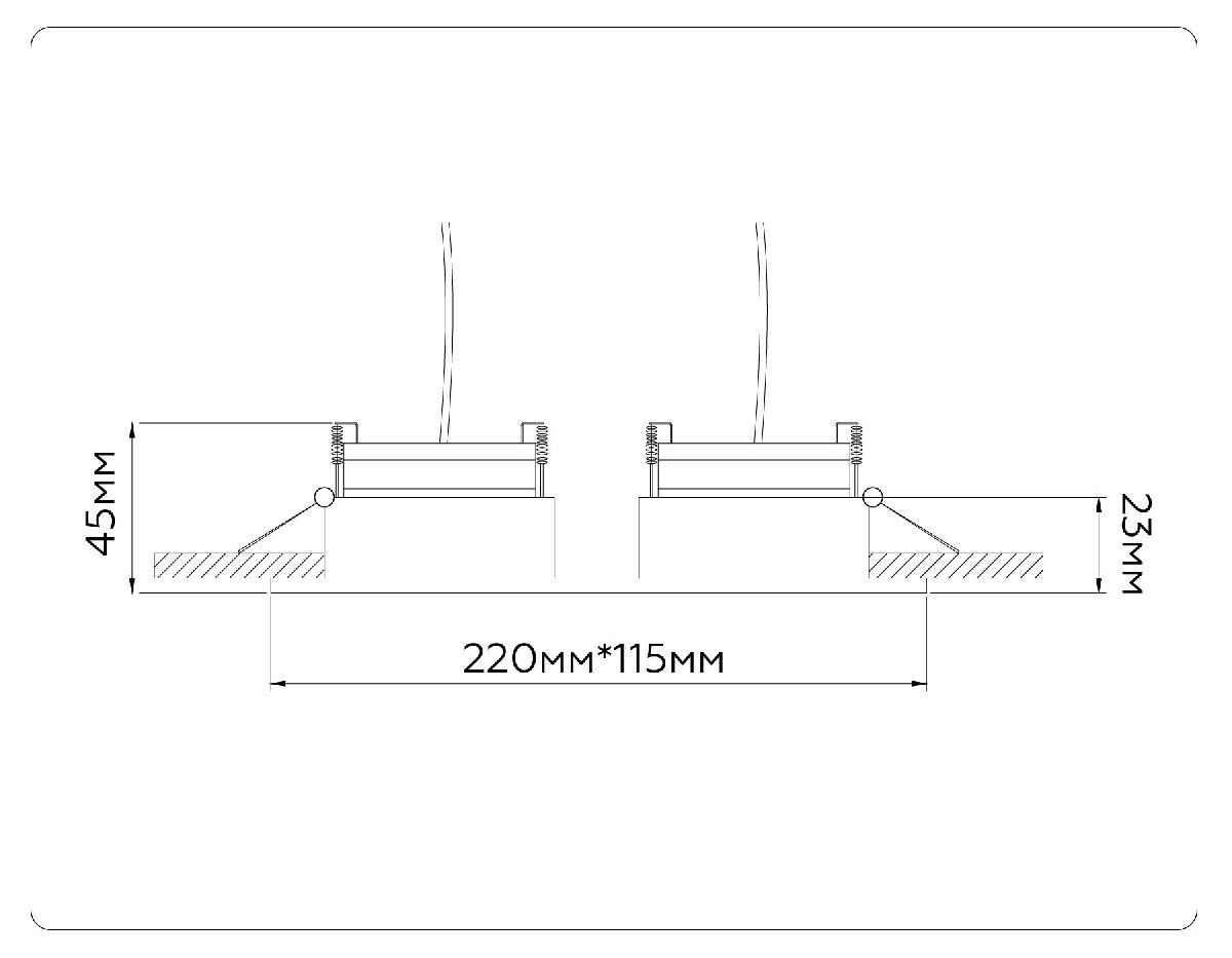 Встраиваемый светильник Ambrella Light GX Standard Tech Techno Spot TN51919 в Санкт-Петербурге