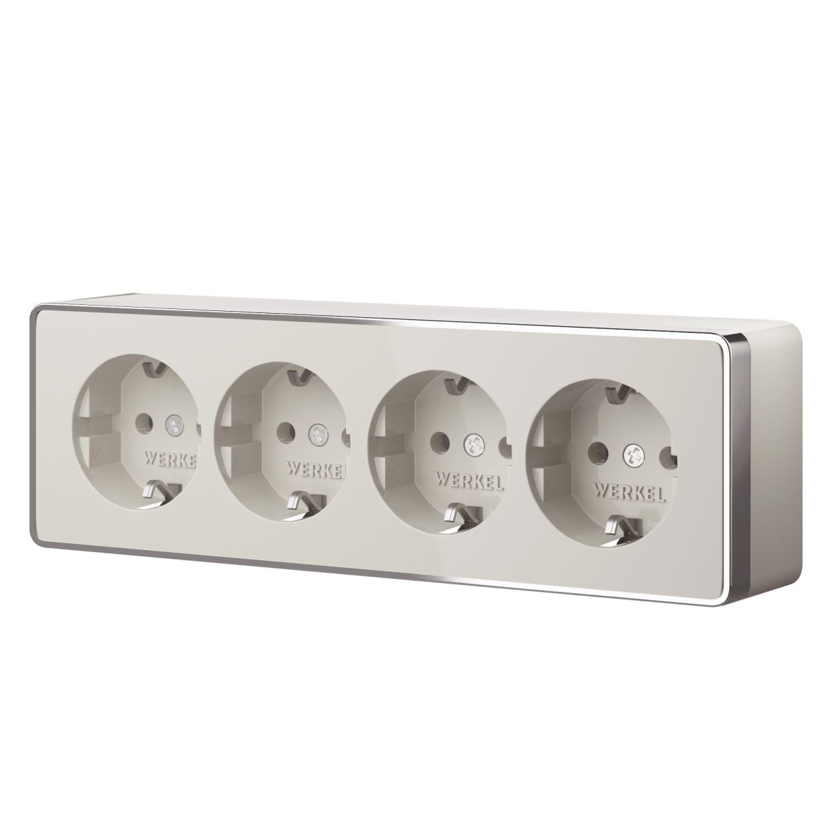 Розетка четверная с заземлением и шторками Werkel Gallant (слоновая кость) W5072204 4690389217999 a071253 в #REGION_NAME_DECLINE_PP#