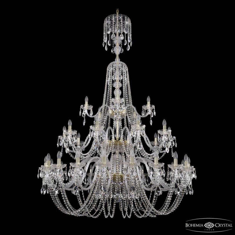 Подвесная люстра Bohemia Ivele Crystal 1402/20+10+5/530/XL-206/3d G в Санкт-Петербурге
