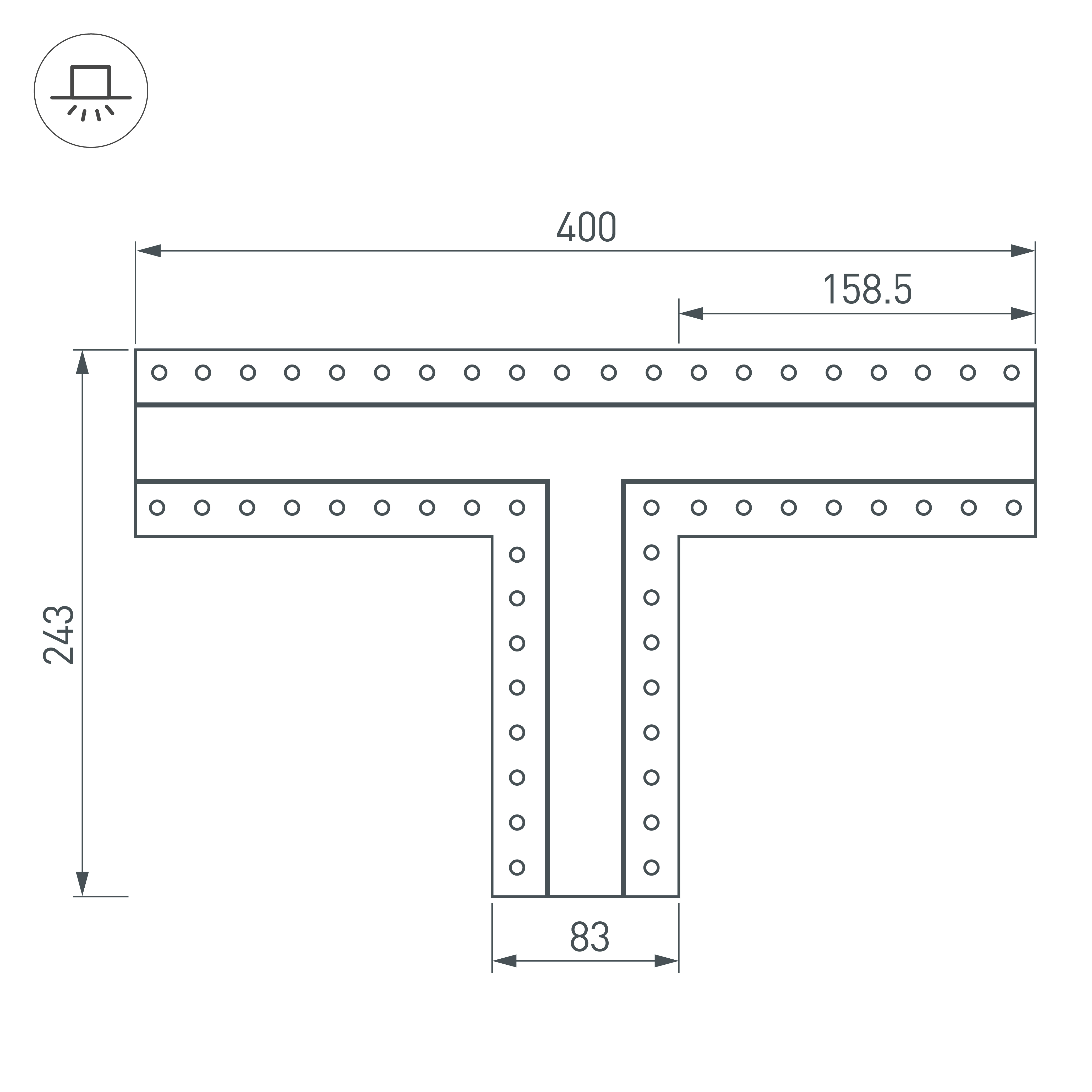 Тройник Arlight SL-LINIA32-FANTOM 030098 в Санкт-Петербурге