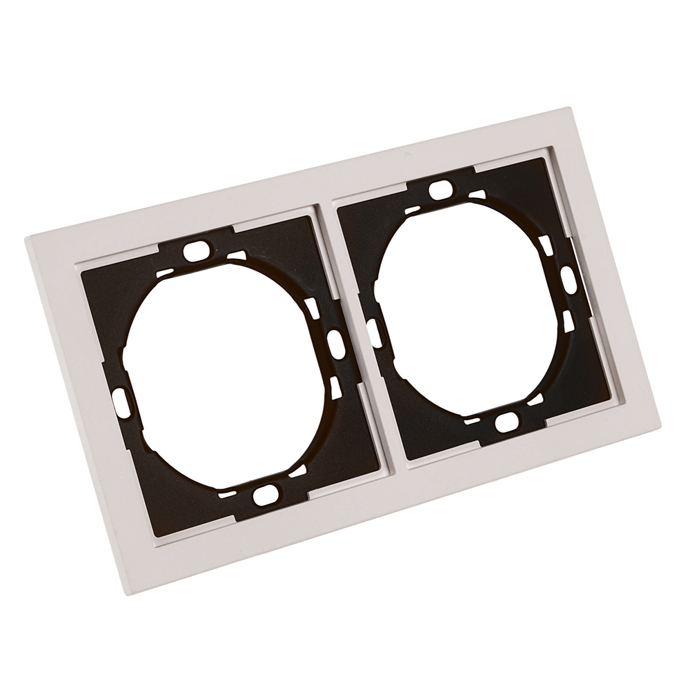 Рамка 2-местная Stekker Мия PFR00-3002-08 пудровый жемчуг 50487 в Санкт-Петербурге