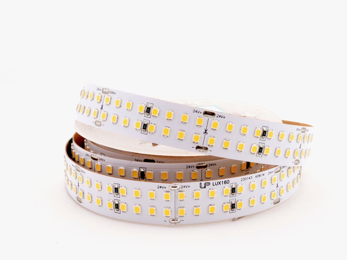 Светодиодная лента LEDS POWER двухрядная 2835 320/м (40Вт/м) 24В холодная LUX160 006055 в #REGION_NAME_DECLINE_PP#