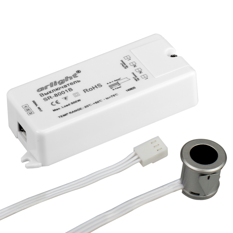 ИК-датчик Arlight SR-8001B Silver (220V, 500W, IR-Sensor) 020208 в #REGION_NAME_DECLINE_PP#