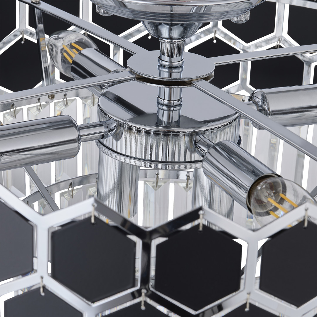 Потолочная люстра Arte Milano Sorrento 375009/4+2/20/480 CR в #REGION_NAME_DECLINE_PP#