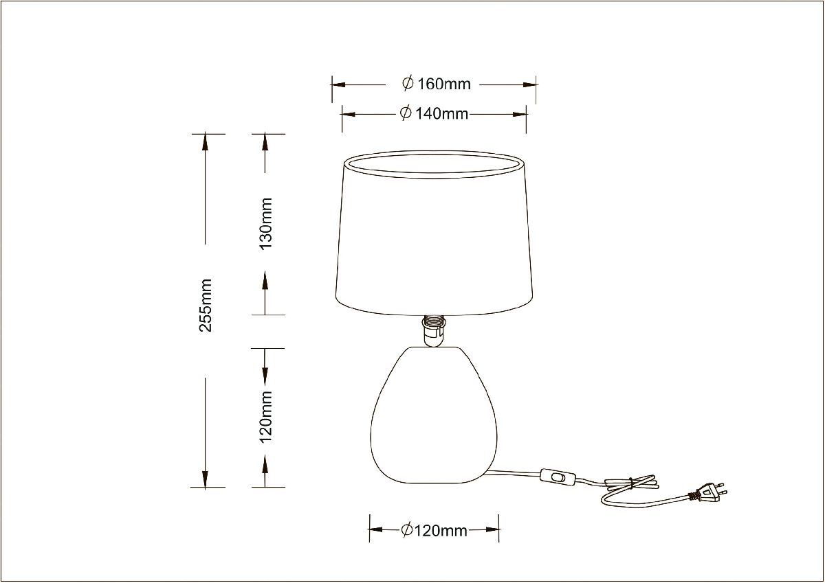 Настольная лампа Arte Lamp Wurren A5016LT-1WH в Санкт-Петербурге