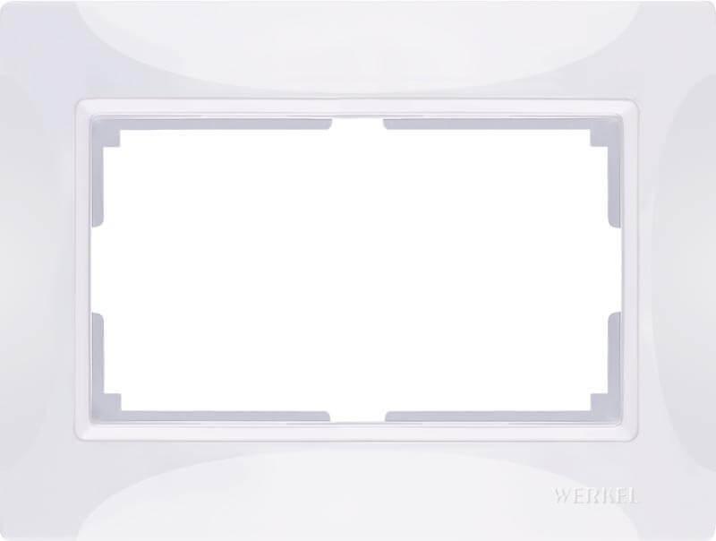 Рамка Werkel Snabb для двойной розетки белый basic WL03-Frame-01-DBL-white 4690389117008 в Санкт-Петербурге