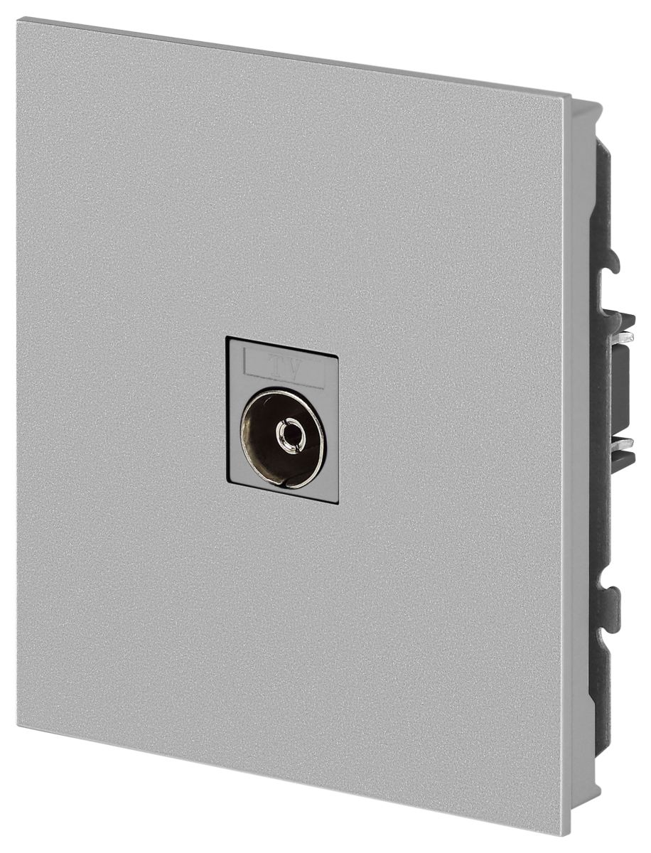 Розетка Эра Arktik 16-3101-03 TV одиночная алюминий Б0070466 в Санкт-Петербурге