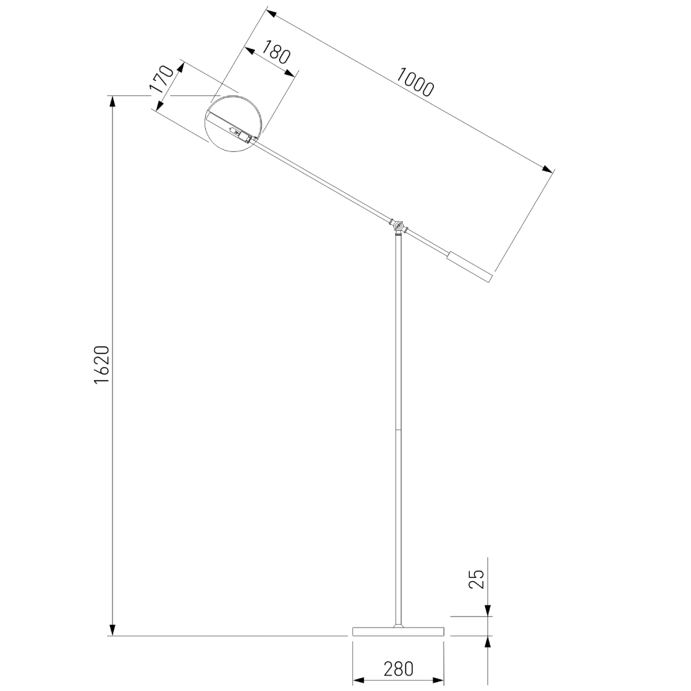 Торшер Eurosvet Grazia 01143/1 черный/золото a062045 в #REGION_NAME_DECLINE_PP#