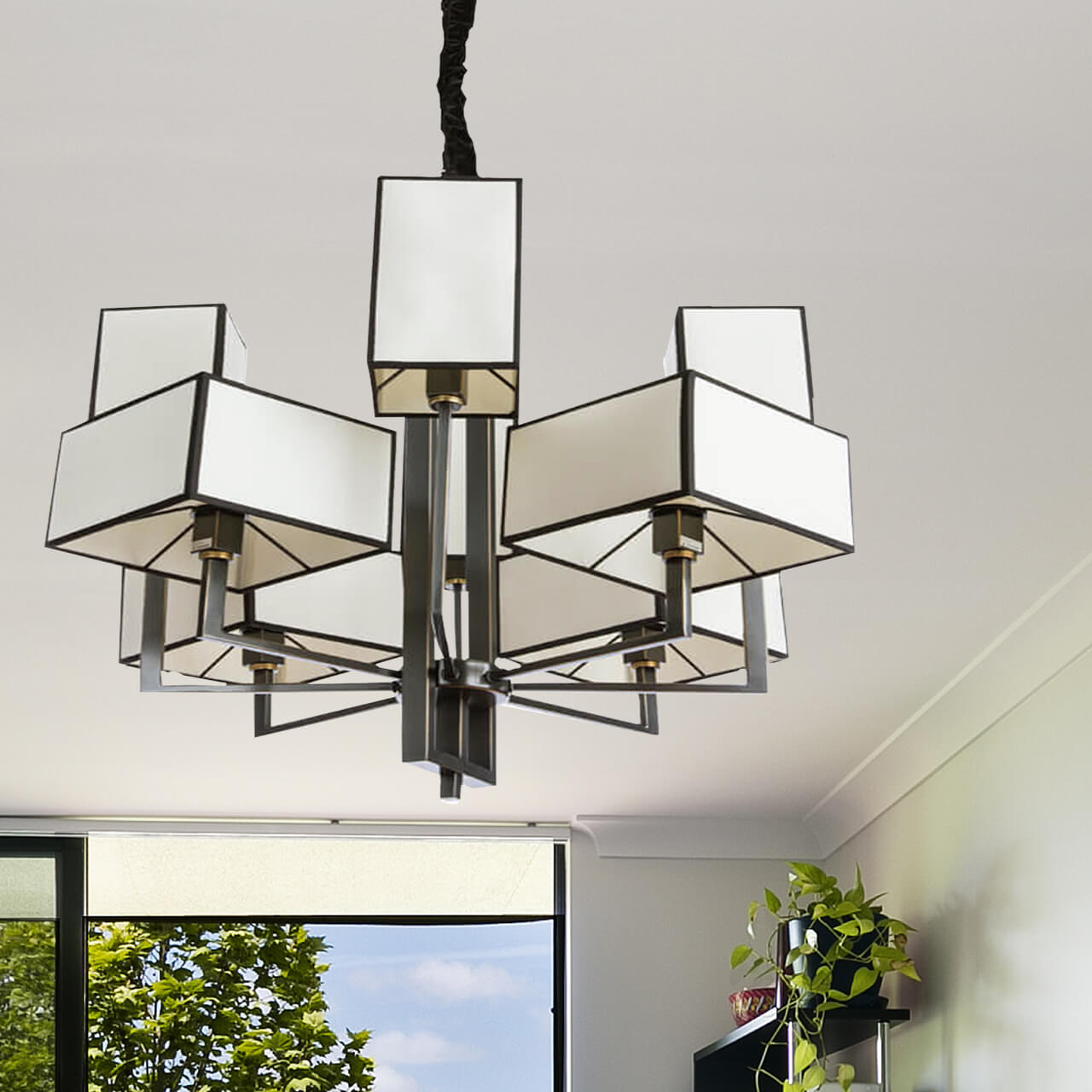 Подвесная люстра Divinare Porta 5933/01 LM-8 в #REGION_NAME_DECLINE_PP#