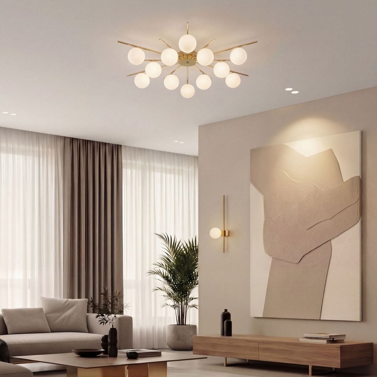 Потолочная люстра Eurosvet Sabina 302001/12 латунь Smart a072017 в #REGION_NAME_DECLINE_PP#