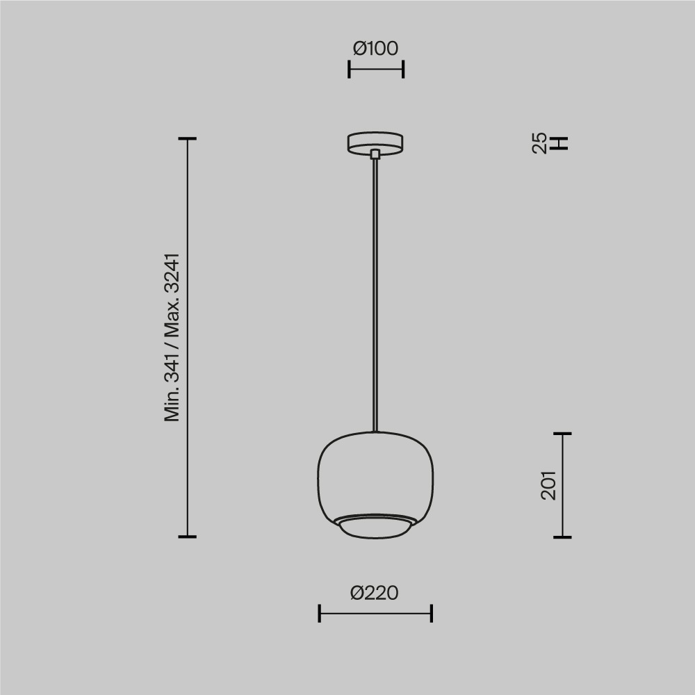 Подвесной светильник Maytoni Brio MOD466PL-L12B3K в Санкт-Петербурге