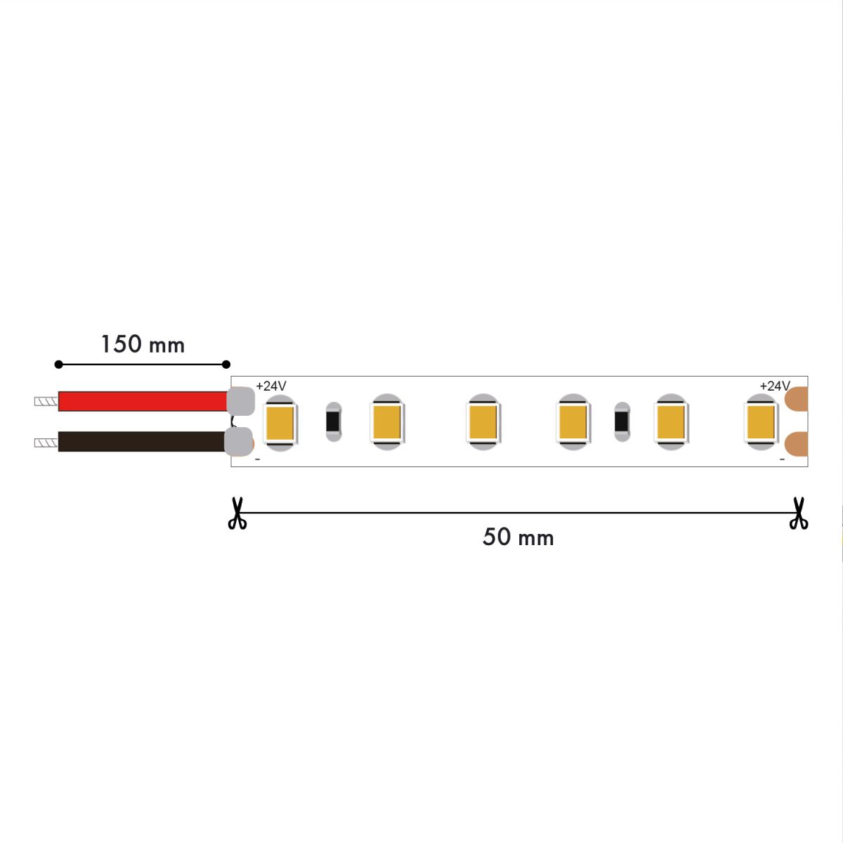 Светодиодная лента Favourite 24В SMD2835 4,8Вт/м 4000K 5м IP65 2001-40565 в Санкт-Петербурге