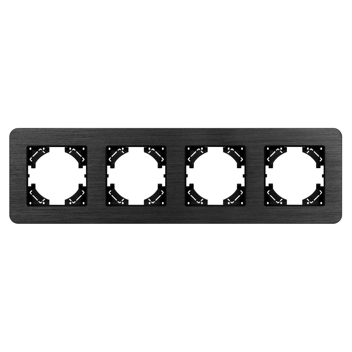 Рамка на 4 поста алюминиевая Arlight FRM-AKIRY-AL-4-BK 049732 в Санкт-Петербурге
