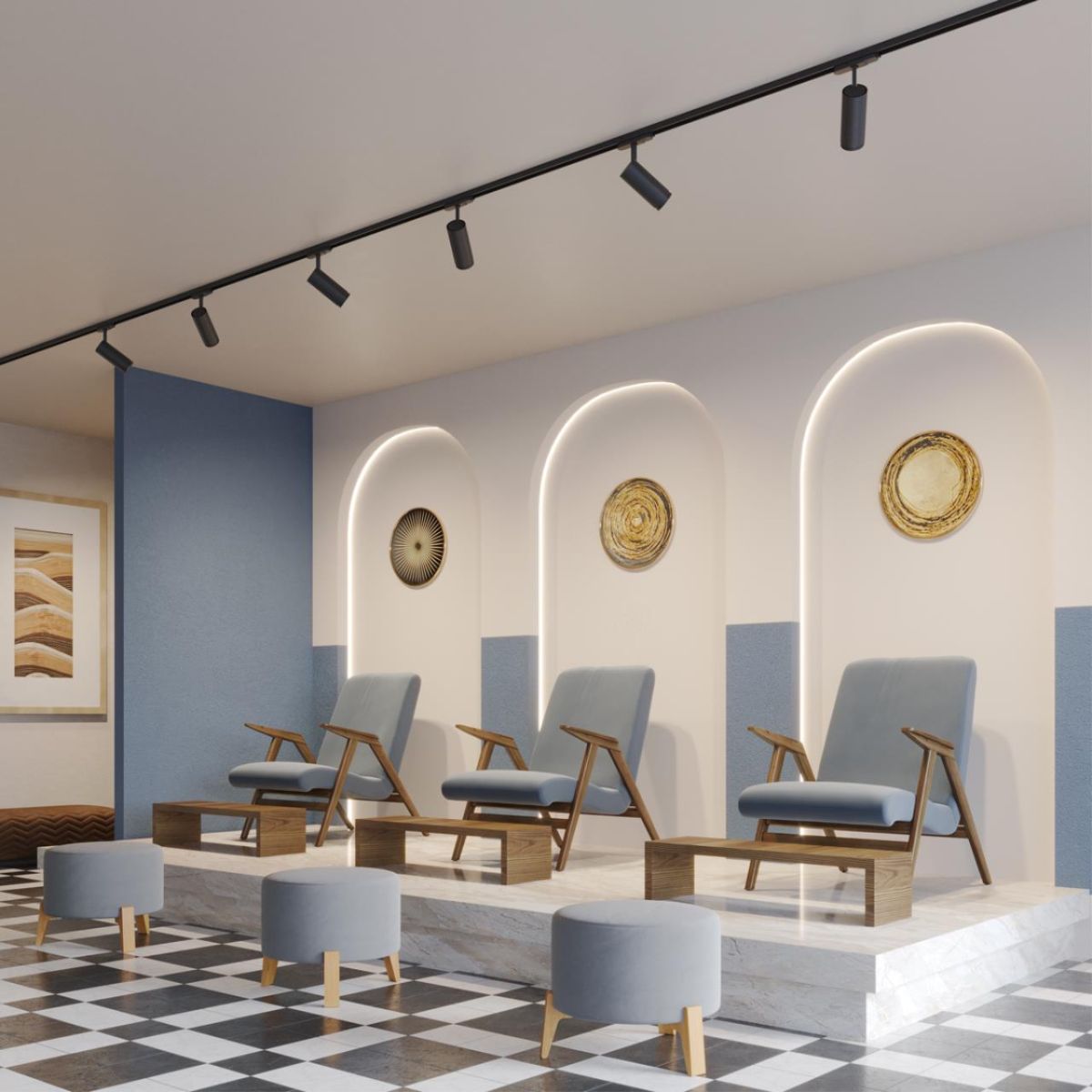 Трековый трехфазный светильник Novotech Port Nail 359584 в Санкт-Петербурге