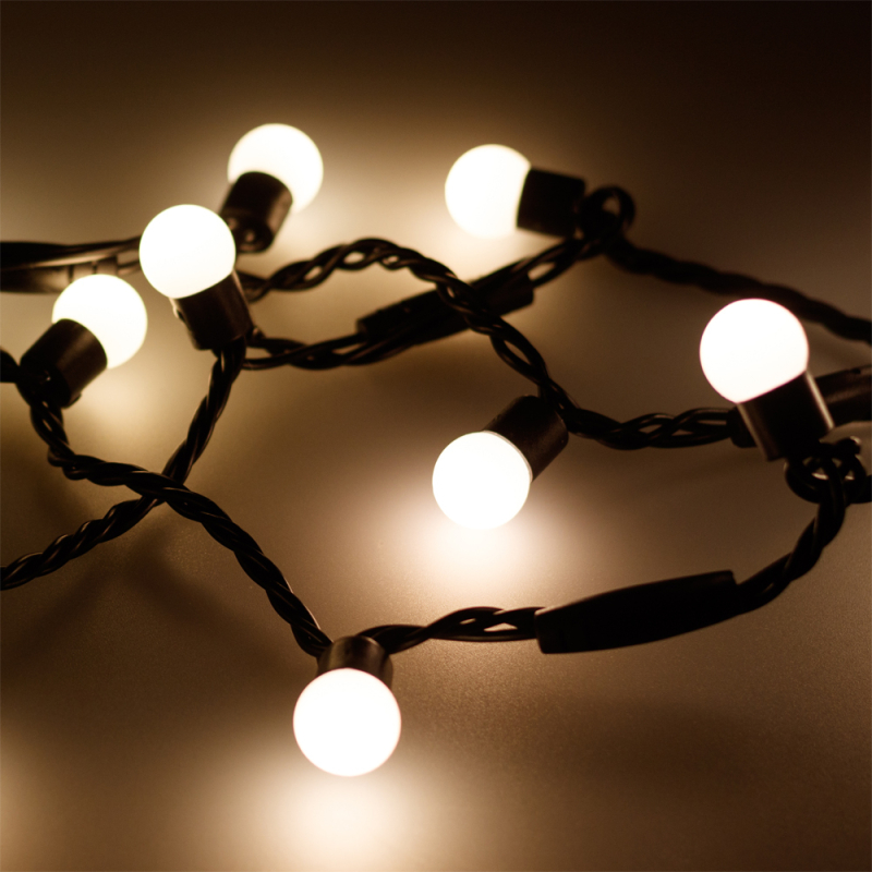 Светодиодная гирлянда Arlight ARD-Ball-Classic-D17.5-20000-Black-200LED Warm 025591 в Санкт-Петербурге