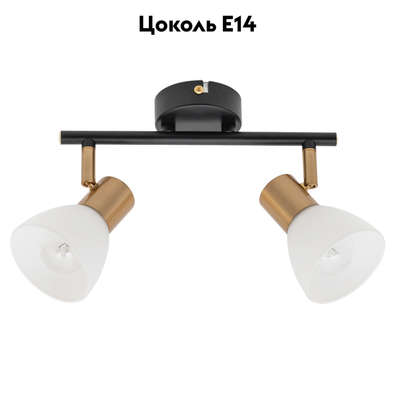Спот Arte Lamp Falena A3117PL-2BK в #REGION_NAME_DECLINE_PP#