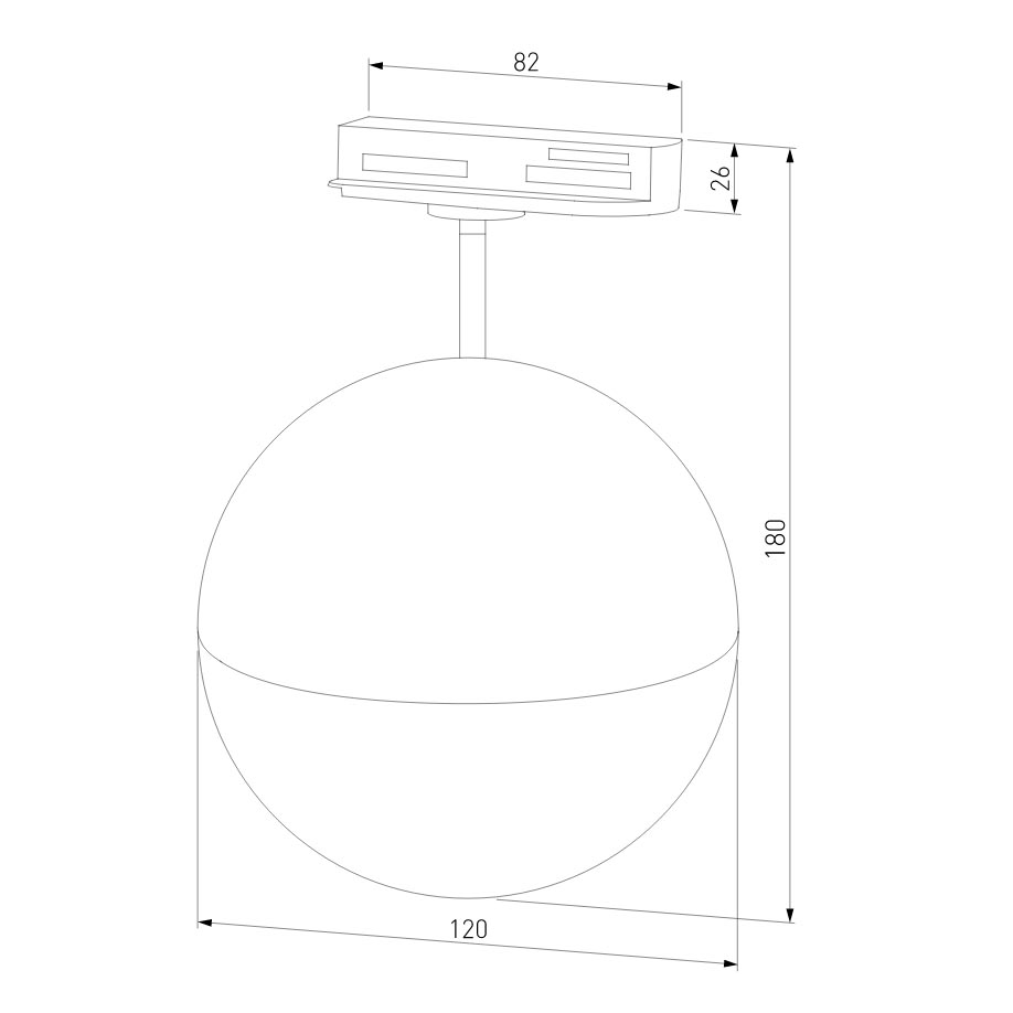 Трековый светильник Elektrostandard Glob GX53 черный MRL 1015 4690389167942 в Санкт-Петербурге