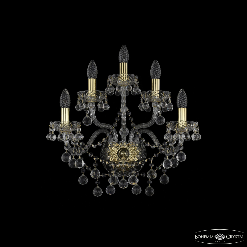 Бра Bohemia Ivele Crystal 1409B/2+2+1/195/XL G в Санкт-Петербурге