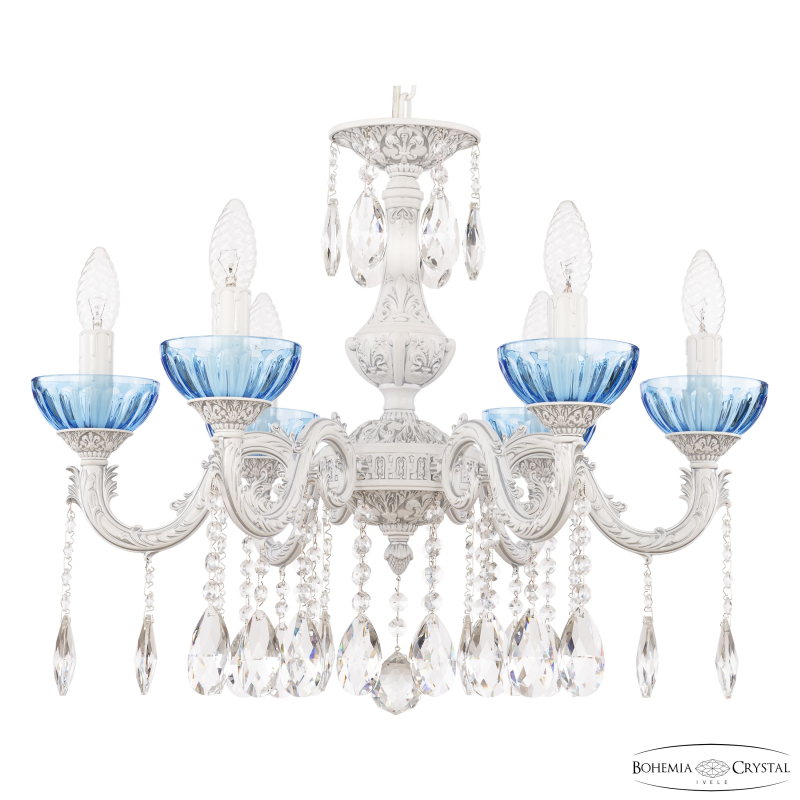 Подвесная люстра Bohemia Ivele Crystal AL79101/6/175 A WMN P Aquamarine/M-1H в Санкт-Петербурге