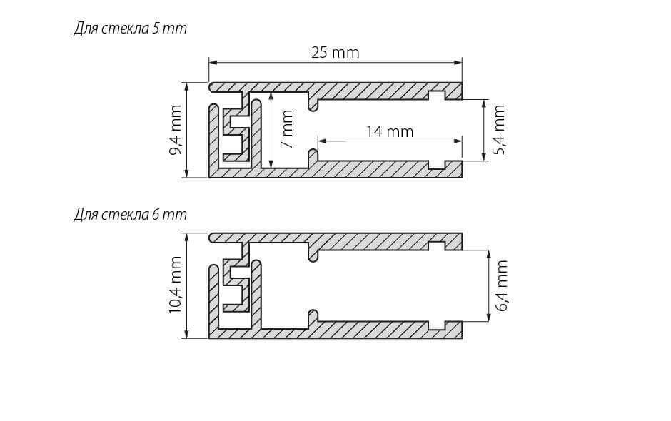 Профиль Arlight KLUS-GLASS-56-2000 ANOD 019193 в Санкт-Петербурге