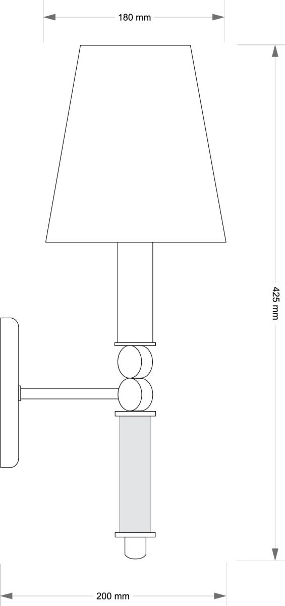 Бра Kutek Tamara TAM-K-1 (P/A) в #REGION_NAME_DECLINE_PP#