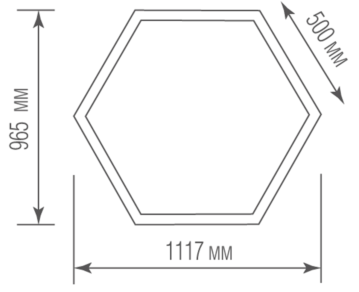 Потолочный светильник Donolux Hex DL18516C032А114 в Санкт-Петербурге