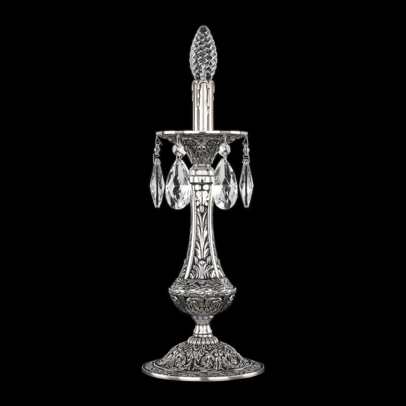 Настольная лампа Bohemia Ivele Crystal Florence 71100L/1-37 NB в Санкт-Петербурге