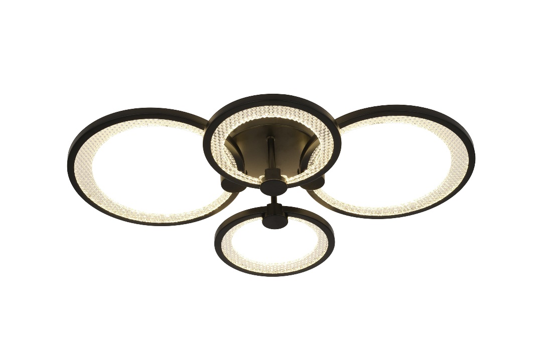 Потолочный светильник Эра Модерн Odry CLL-1-78W 3K-6,5K RC BK в Санкт-Петербурге