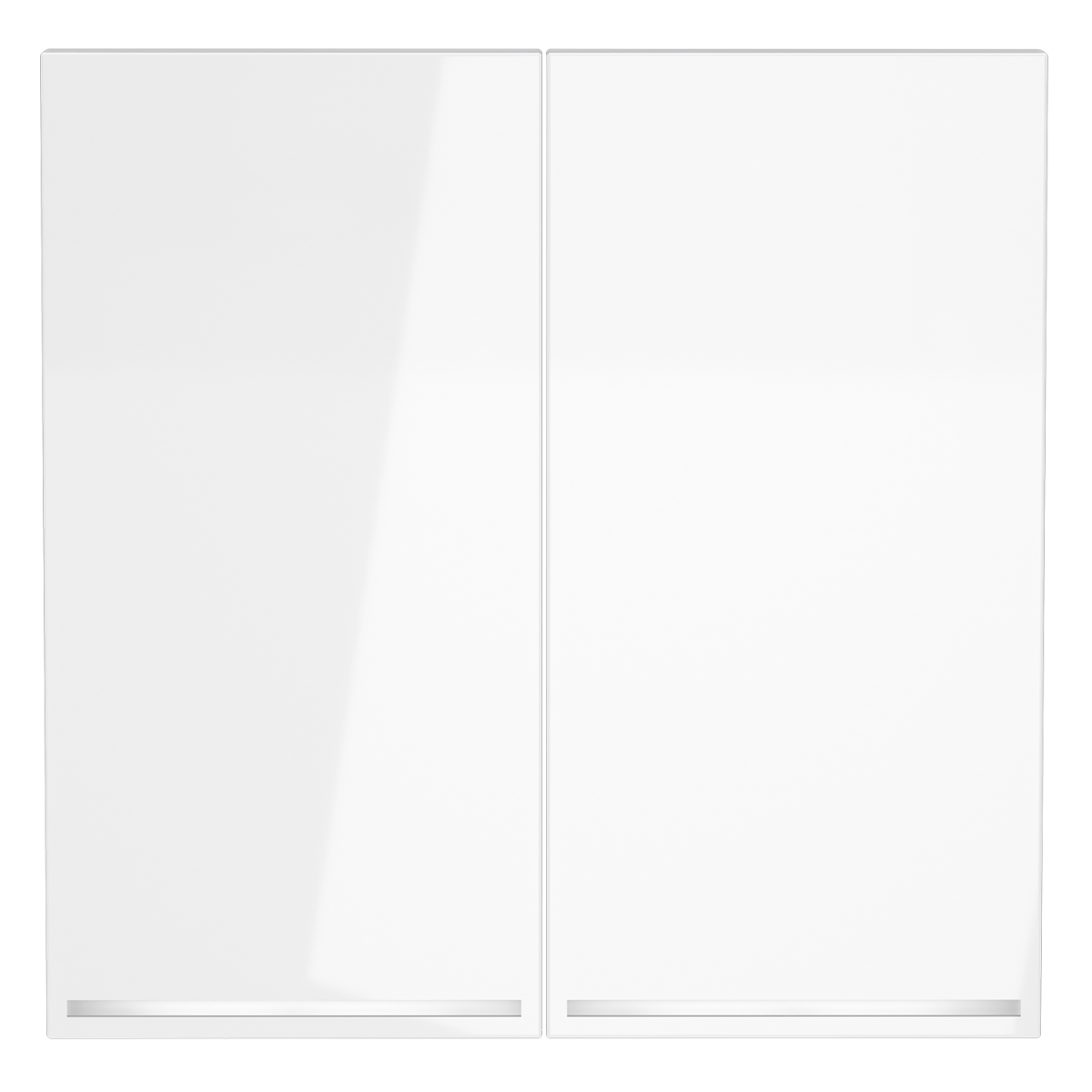 Клавиши для выключателя/переключателя двухклавишного с подсветкой Voltum S70 (белый глянцевый) VLS000401 в #REGION_NAME_DECLINE_PP#