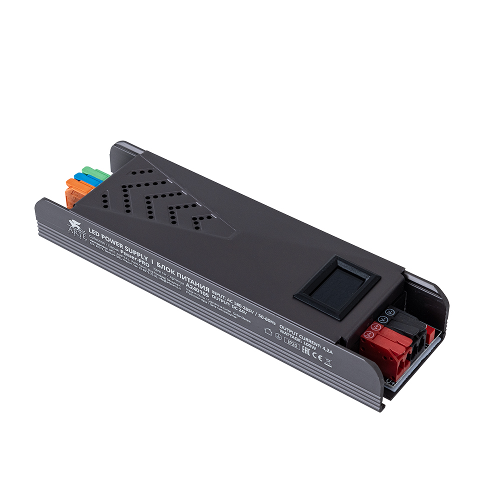 Блок питания Arte Lamp Power-pro 100Вт DC24В 4.2А IP20 A240105N в #REGION_NAME_DECLINE_PP#
