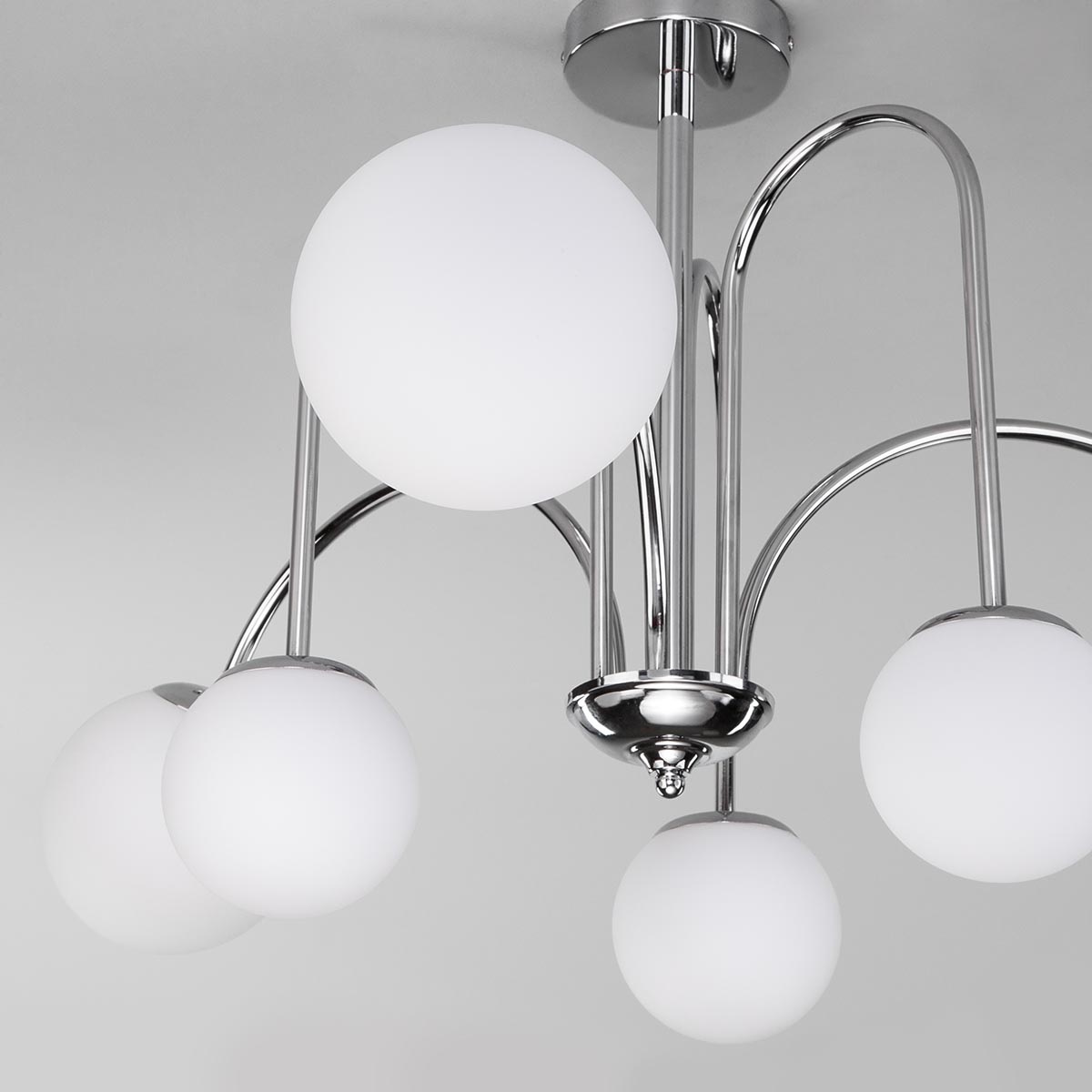 Потолочная люстра Eurosvet Alix 30177/6 хром Smart a055500 в Санкт-Петербурге