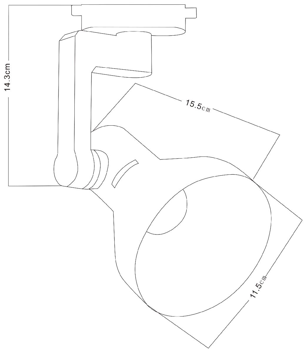 Трековый светильник Arte Lamp Nido A5106PL-1BK в Санкт-Петербурге