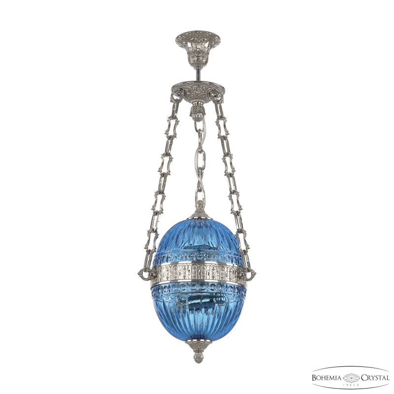 Подвесной светильник Bohemia Ivele Crystal 71000P/20 Ni Aquamarine/M-1G в Санкт-Петербурге