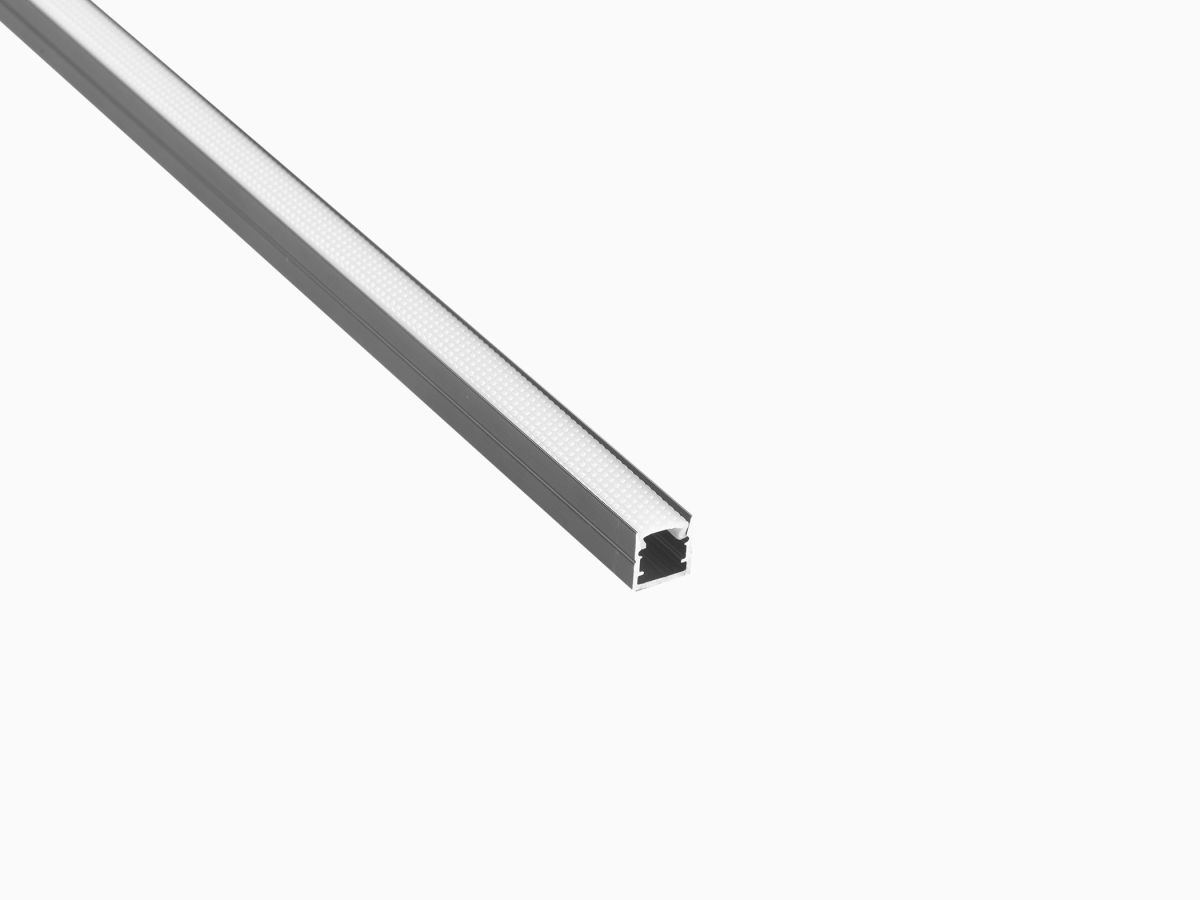 Профиль накладной LEDS POWER СПН1010 алюм. черный с призм.рассеивателем 2м 008363 в Санкт-Петербурге