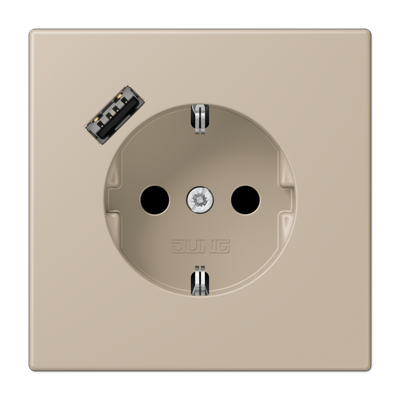 Розетка 2K+З USB Typ A Jung LC1520-18A243 в #REGION_NAME_DECLINE_PP#