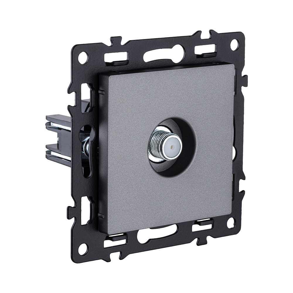 Розетка TV, серый Kollinger Asthetik AS-020GY в #REGION_NAME_DECLINE_PP#