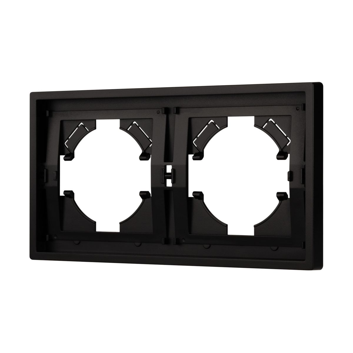 Рамка пластиковая на 2 поста Arlight FRM-TENDO-PL-2-BK 053840 в Санкт-Петербурге