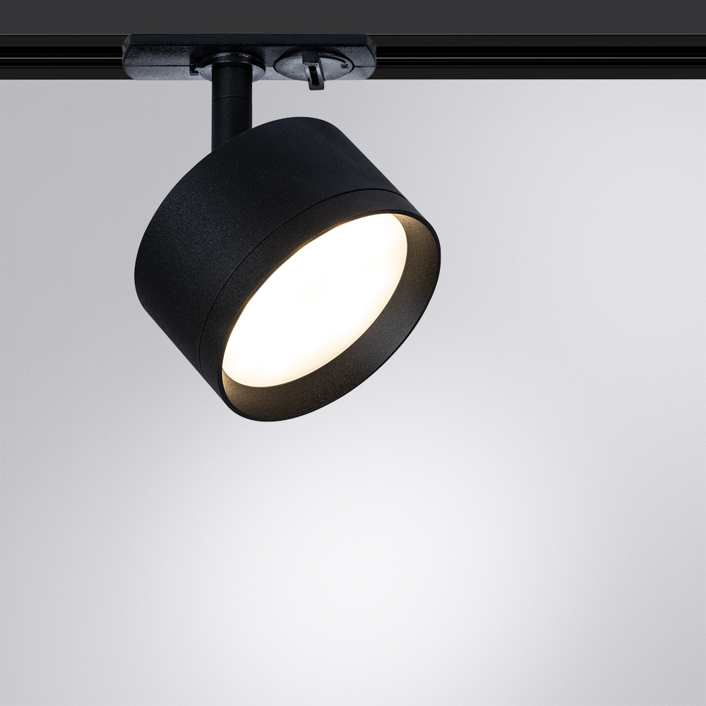 Трековый однофазный светильник Arte Lamp Intercrus A5547PL-1BK в Санкт-Петербурге