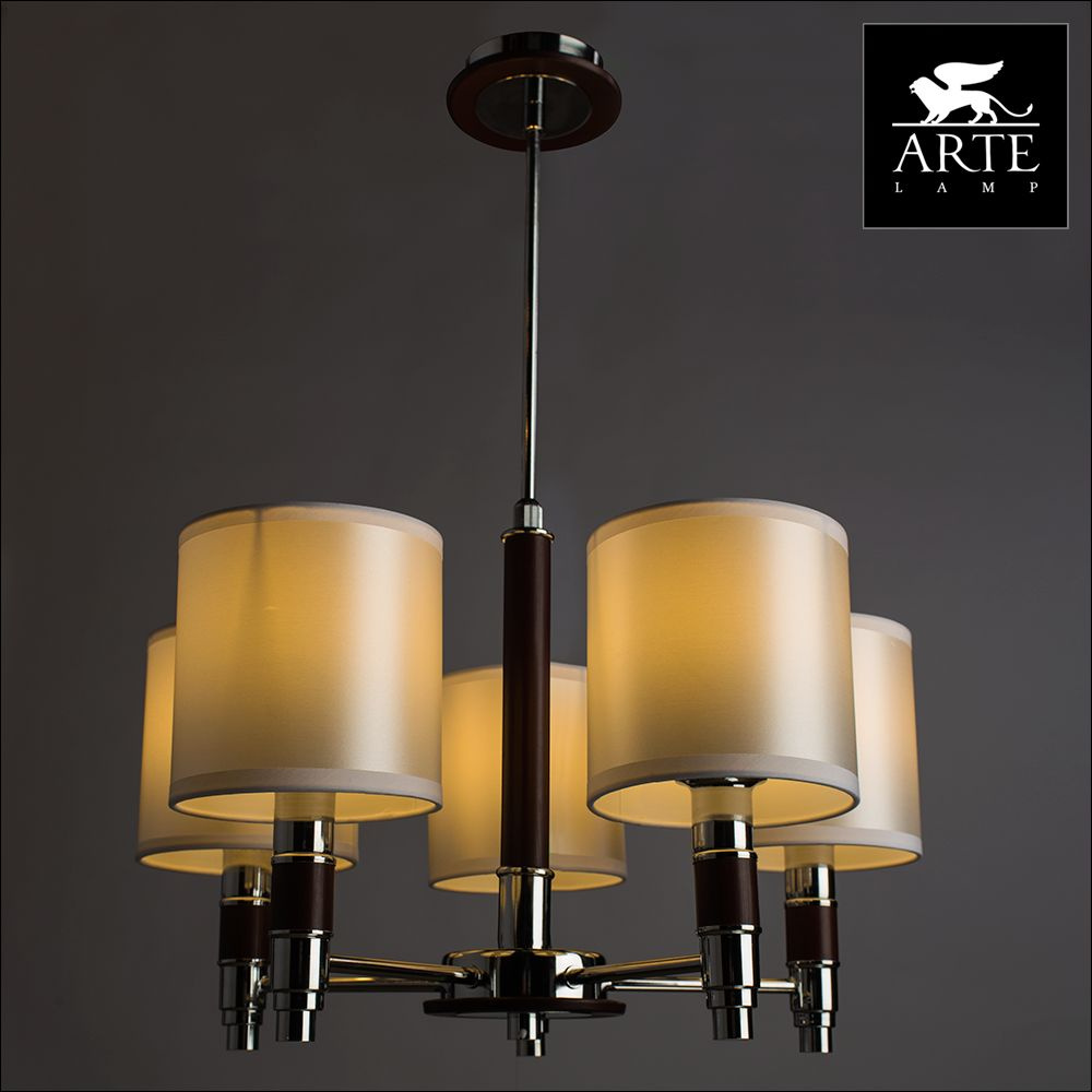 Подвесная люстра Arte Lamp Circolo A9519LM-5BR в #REGION_NAME_DECLINE_PP#