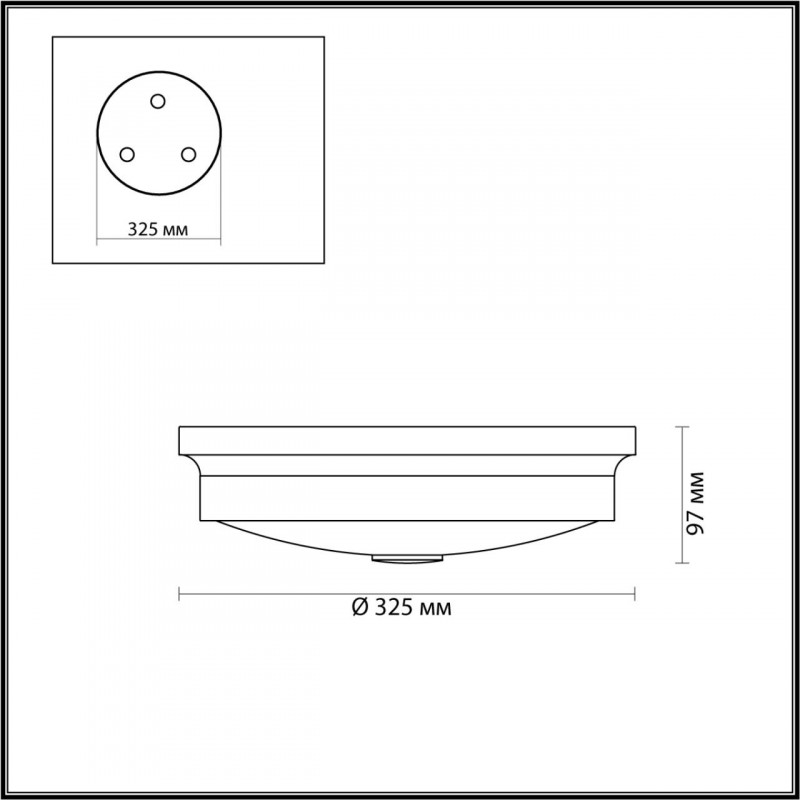 Потолочный светильник Odeon Light 4825/3C в Санкт-Петербурге