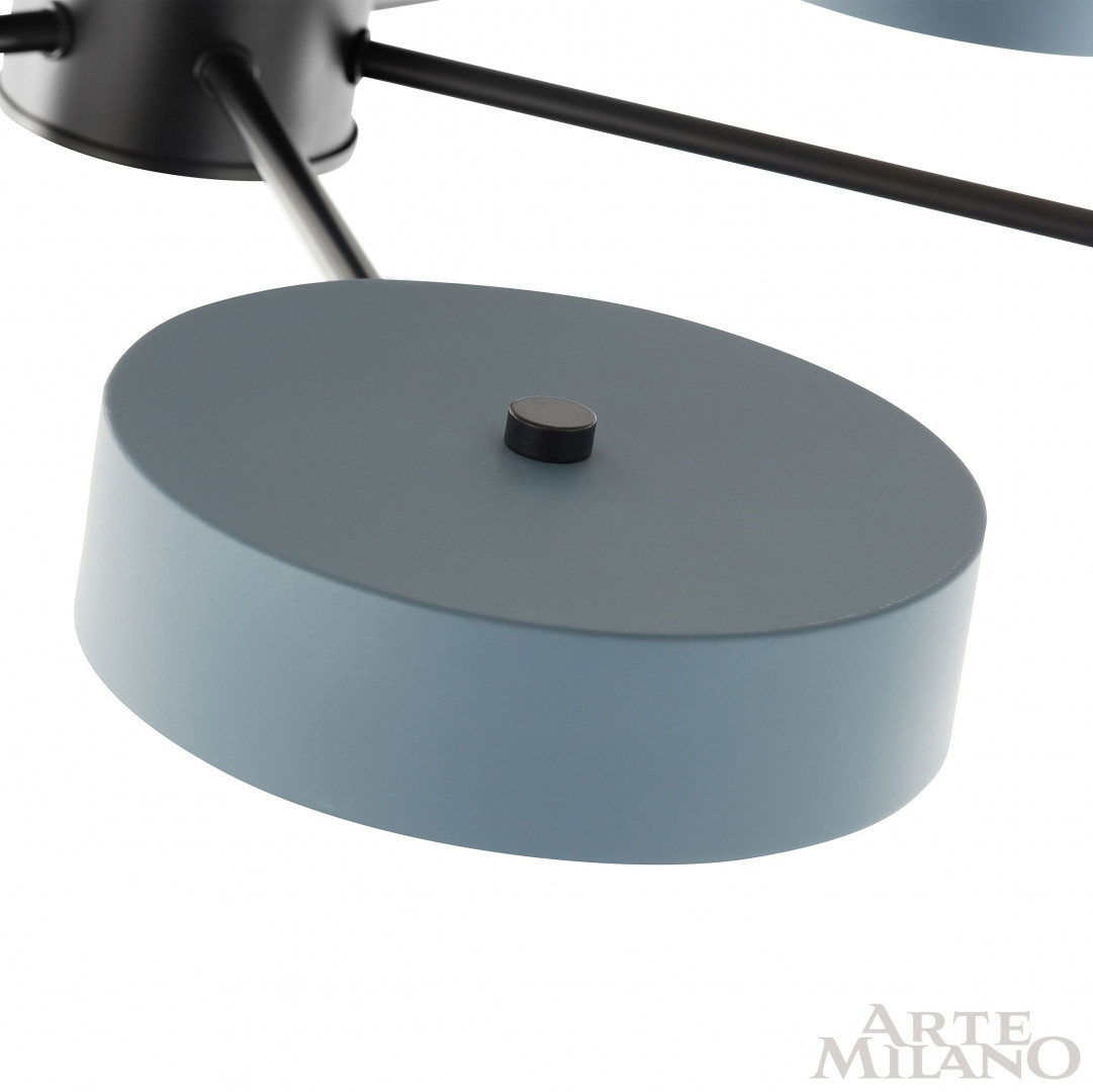 Люстра на штанге Arte Milano Ferrara 250906/8B Bk/Gr в Санкт-Петербурге