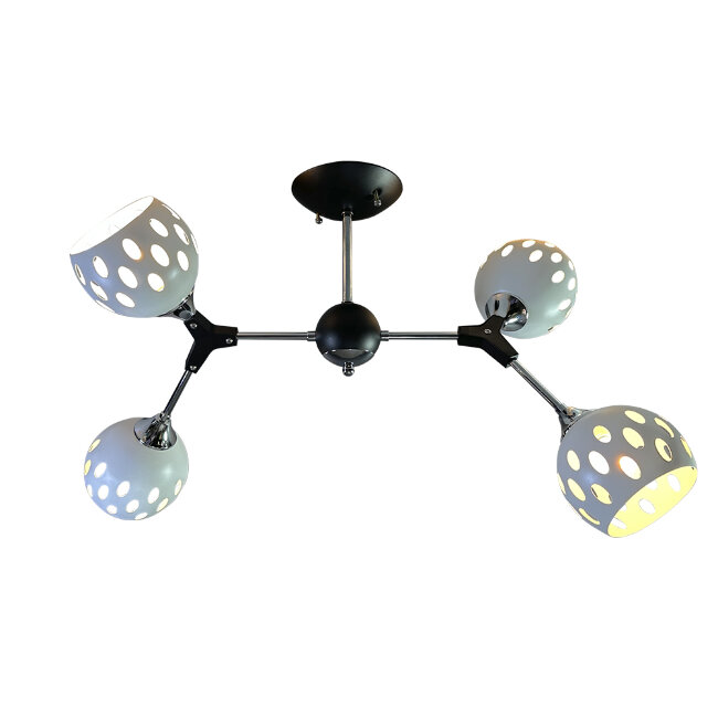 Люстра на штанге Wedo Light Berta WD3564/4C-BK-CR-WT в Санкт-Петербурге