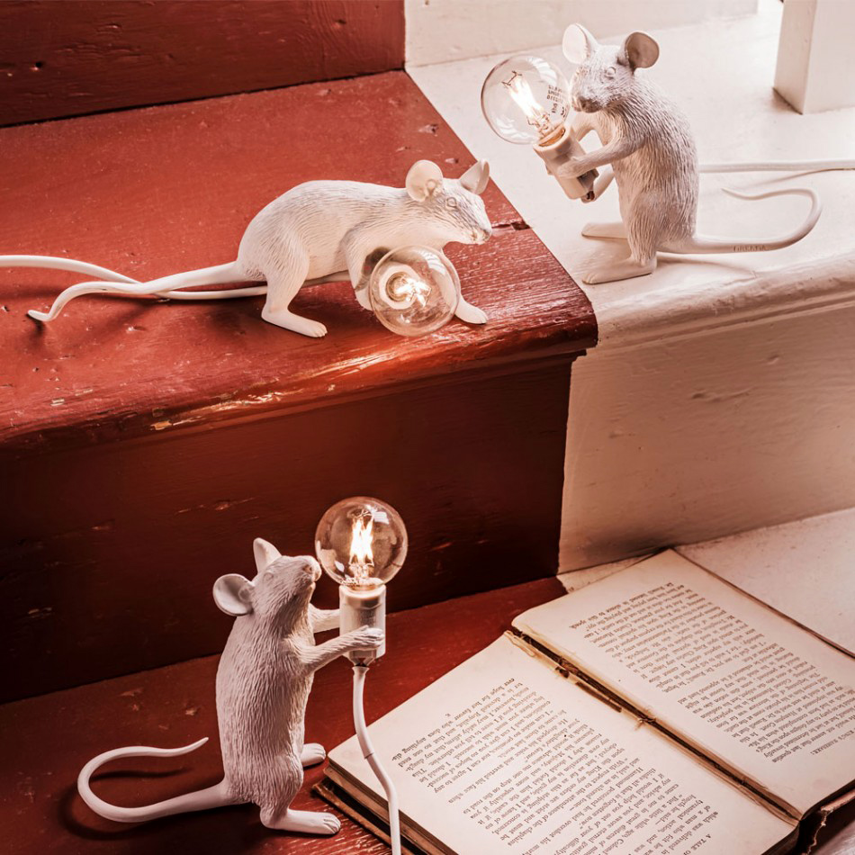 Настольная лампа Seletti Mouse Lamp 15221 в #REGION_NAME_DECLINE_PP#