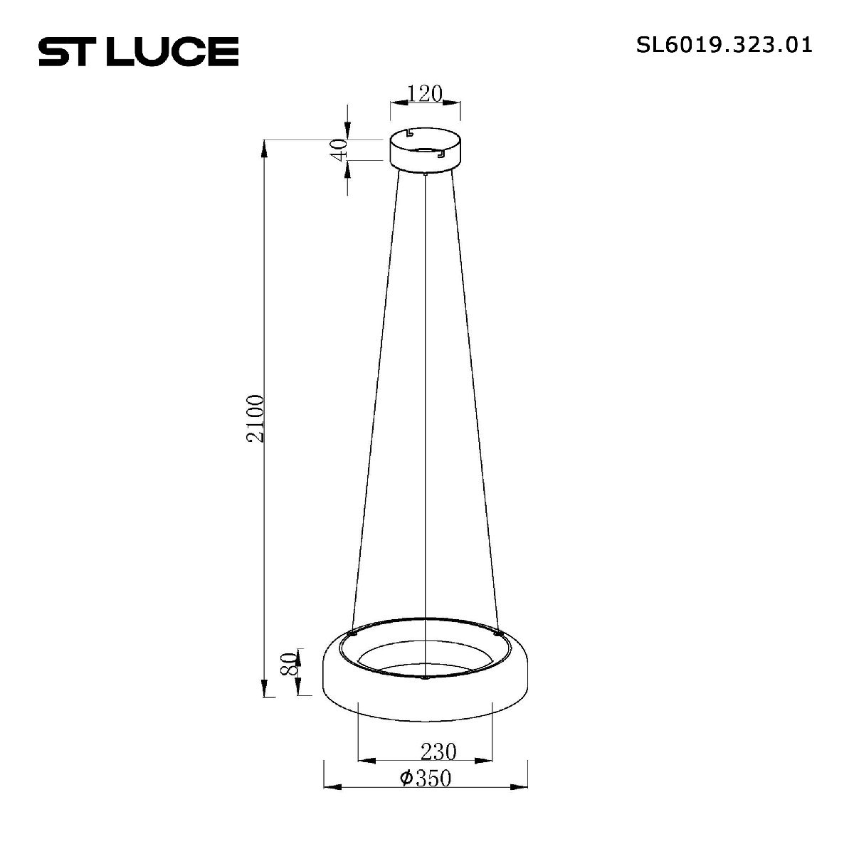 Подвесной светильник ST Luce Foray SL6019.323.01 в Санкт-Петербурге